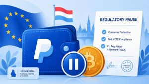 PayPal Halts Luxembourg Crypto Buys June 25 For CARF Reporting To Tax Office